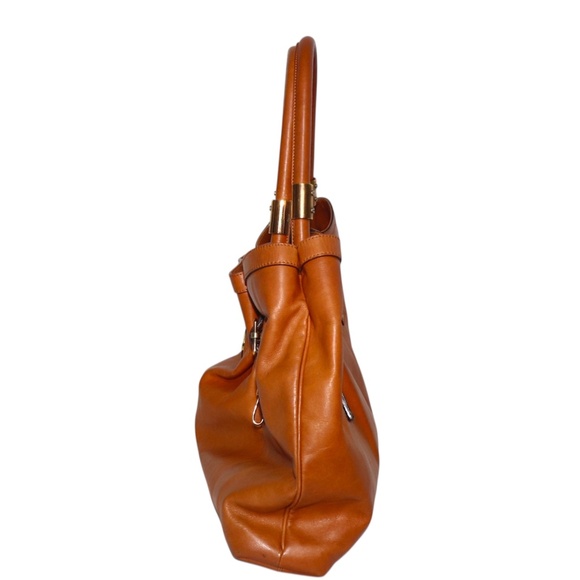 Chloé- Victoria Leather Tote Handbag Vintage - Picture 5 of 13